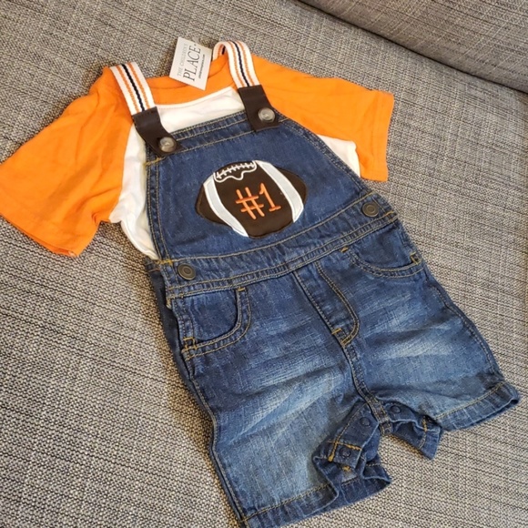 The Children's Place T-Shirt and Overall - Picture 3 of 4